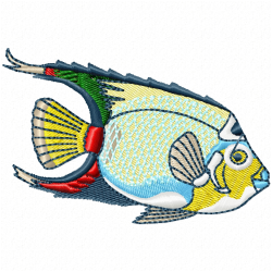 Fishes Embroidery Design 7 Fishes Embroidery Design 7